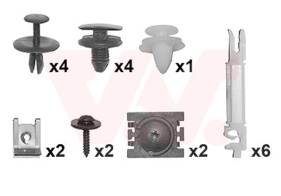 Van Wezel Montagesatz, Kotflügel [Hersteller-Nr. 4042796] für Peugeot von VAN WEZEL