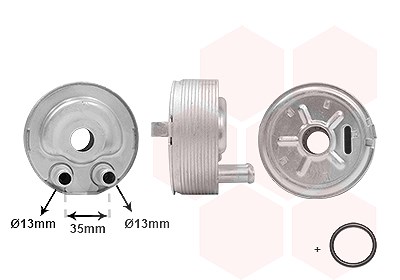 Van Wezel Ölkühler, Motoröl [Hersteller-Nr. 13003443] für Nissan von VAN WEZEL