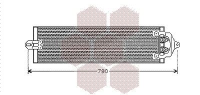 Van Wezel Ölkühler, Motoröl [Hersteller-Nr. 58003218] für Porsche, VW von VAN WEZEL