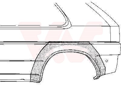 Van Wezel Radlauf, hinten, 4-türig [Hersteller-Nr. 5812147] für VW von VAN WEZEL