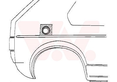 Van Wezel Reparaturstück am Tankloch [Hersteller-Nr. 3734191] für Opel von VAN WEZEL