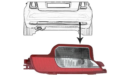 Van Wezel Rückfahrleuchte [Hersteller-Nr. 1614930] für Abarth, Fiat von VAN WEZEL