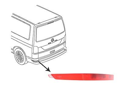 Van Wezel Rückstrahler [Hersteller-Nr. 5791929] für VW von VAN WEZEL