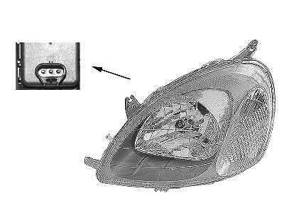 Van Wezel Scheinwerfer H4 ohne Stellmotor VALEO [Hersteller-Nr. 5430964] für Toyota von VAN WEZEL