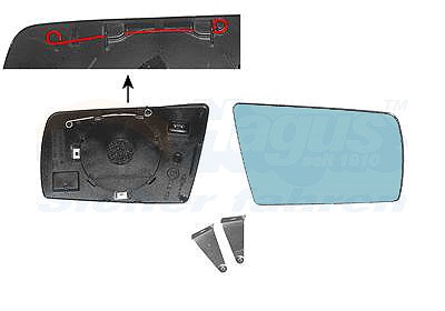 Van Wezel Spiegelglas, beheizbar, asphärisch, [Hersteller-Nr. 3030834] für Mercedes-Benz von VAN WEZEL