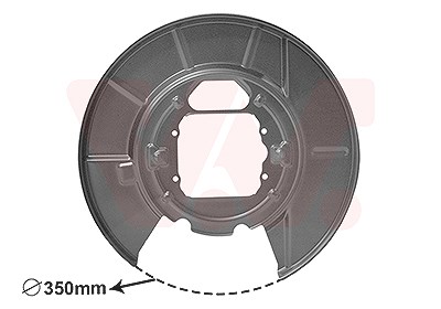 Van Wezel Spritzblech, Bremsscheibe [Hersteller-Nr. 0685374] für BMW von VAN WEZEL