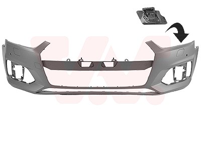 Van Wezel Stoßfänger [Hersteller-Nr. 0388575] für Audi von VAN WEZEL