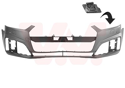 Van Wezel Stoßfänger [Hersteller-Nr. 0389578] für Audi von VAN WEZEL