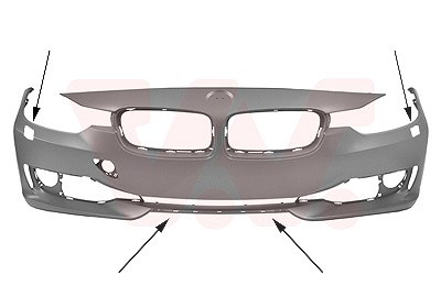 Van Wezel Stoßfänger [Hersteller-Nr. 0670474] für BMW von VAN WEZEL