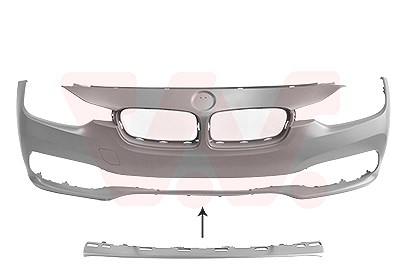 Van Wezel Stoßfänger [Hersteller-Nr. 0693576] für BMW von VAN WEZEL
