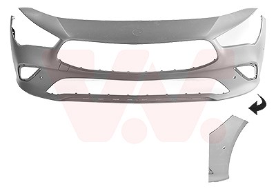 Van Wezel Stoßfänger [Hersteller-Nr. 2974575] für Mercedes-Benz von VAN WEZEL