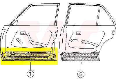 Van Wezel Türboden, vorn [Hersteller-Nr. 3010275] für Mercedes-Benz von VAN WEZEL