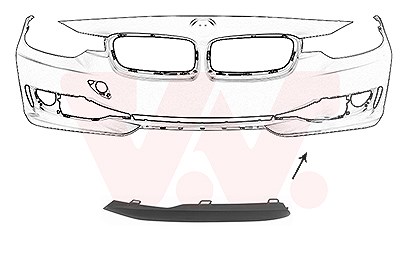 Van Wezel Zier-/Schutzleiste, Kühlergitter [Hersteller-Nr. 0693581] für BMW von VAN WEZEL