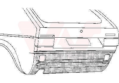 Van Wezel Abschlussblech, unten [Hersteller-Nr. 5810.35] für VW von VAN WEZEL