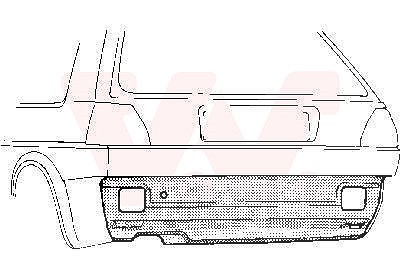 Van Wezel Abschlussblech, unten [Hersteller-Nr. 5812136] für VW von VAN WEZEL