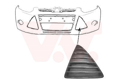 Van Wezel Blende, Stoßfänger [Hersteller-Nr. 1945593] für Ford von VAN WEZEL