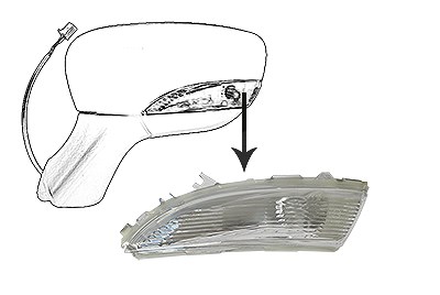 Van Wezel Blinkleuchte [Hersteller-Nr. 4373915] für Nissan, Renault von VAN WEZEL