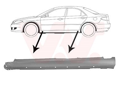 Van Wezel Einstiegblech [Hersteller-Nr. 2754103] für Mazda von VAN WEZEL