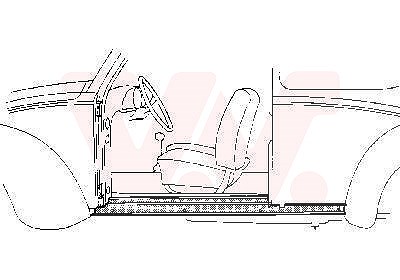 Van Wezel Einstiegblech [Hersteller-Nr. 5801.05] für VW von VAN WEZEL