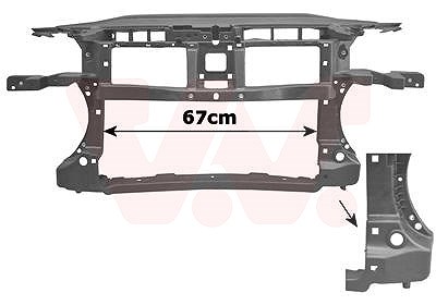 Van Wezel Frontverkleidung [Hersteller-Nr. 5839678] für VW von VAN WEZEL