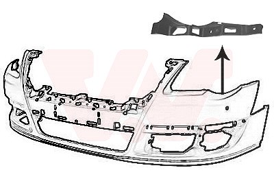 Van Wezel Halter, Stoßfänger [Hersteller-Nr. 5839563] für VW von VAN WEZEL