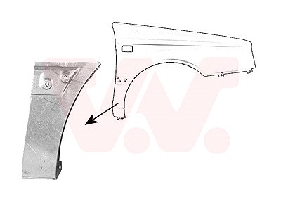 Van Wezel Kotflügel [Hersteller-Nr. 5883156] für VW von VAN WEZEL