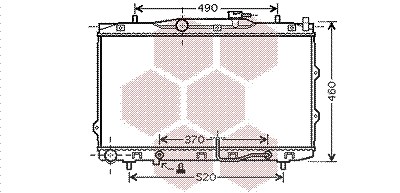 Van Wezel Kühler, Motorkühlung [Hersteller-Nr. 83002075] für Kia von VAN WEZEL