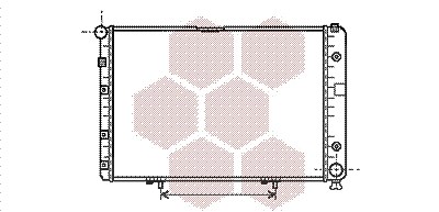 Van Wezel Kühler, Motorkühlung [Hersteller-Nr. 30002077] für Mercedes-Benz von VAN WEZEL