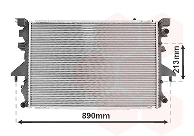 Van Wezel Kühler, Motorkühlung [Hersteller-Nr. 58002232] für VW von VAN WEZEL