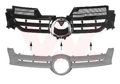 Van Wezel Kühlergitter [Hersteller-Nr. 5894510] für VW von VAN WEZEL