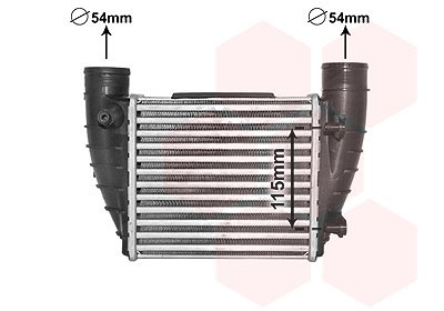 Van Wezel Ladeluftkühler [Hersteller-Nr. 03004364] für Audi, Seat von VAN WEZEL