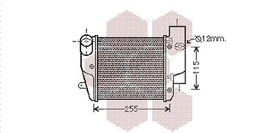 Van Wezel Ladeluftkühler [Hersteller-Nr. 03004302] für Audi von VAN WEZEL