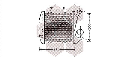 Van Wezel Ladeluftkühler [Hersteller-Nr. 29004004] für Smart von VAN WEZEL