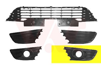 Van Wezel Lüftungsgitter, Stoßfänger [Hersteller-Nr. 0970593] für Citroën von VAN WEZEL