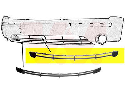 Van Wezel Lüftungsgitter, Stoßfänger [Hersteller-Nr. 1828590] für Ford von VAN WEZEL