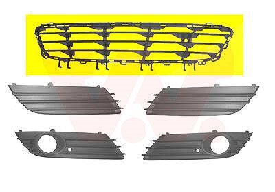 Van Wezel Lüftungsgitter, Stoßfänger [Hersteller-Nr. 3745590] für Opel von VAN WEZEL