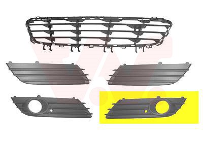 Van Wezel Lüftungsgitter, Stoßfänger [Hersteller-Nr. 3745593] für Opel von VAN WEZEL