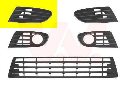 Van Wezel Lüftungsgitter, Stoßfänger [Hersteller-Nr. 5895592] für VW von VAN WEZEL