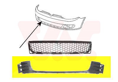 Van Wezel Lüftungsgitter, Stoßfänger [Hersteller-Nr. 5765599] für VW von VAN WEZEL