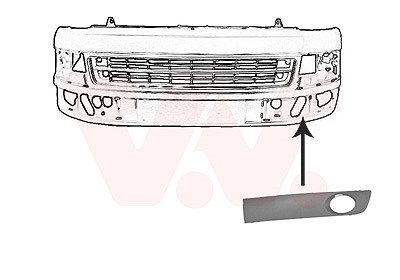 Van Wezel Lüftungsgitter, Stoßfänger [Hersteller-Nr. 5790493] für VW von VAN WEZEL