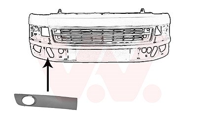 Van Wezel Lüftungsgitter, Stoßfänger [Hersteller-Nr. 5790594] für VW von VAN WEZEL