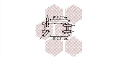 Van Wezel Ölkühler, Motoröl [Hersteller-Nr. 59003135] für Ford, Volvo von VAN WEZEL