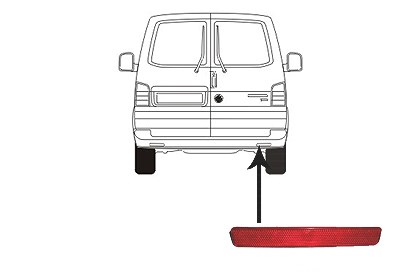 Van Wezel Rückstrahler [Hersteller-Nr. 5896930] für VW von VAN WEZEL