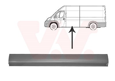 Van Wezel Seitenwand [Hersteller-Nr. 1651109] für Fiat, Citroën, Peugeot von VAN WEZEL