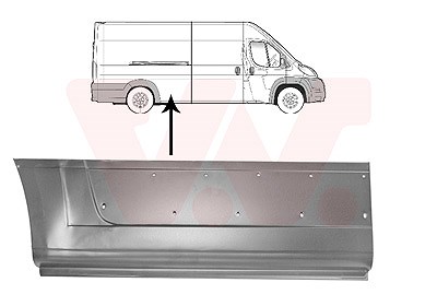 Van Wezel Seitenwand [Hersteller-Nr. 1651142] für Citroën, Fiat, Opel, Peugeot von VAN WEZEL