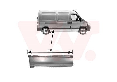 Van Wezel Seitenwand [Hersteller-Nr. 3798144] für Nissan, Opel, Renault von VAN WEZEL