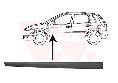 Van Wezel Zier-/Schutzleiste, Tür [Hersteller-Nr. 1806423] für Ford von VAN WEZEL