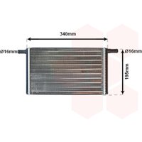 Wärmetauscher, Innenraumheizung VAN WEZEL 58006068 von Van Wezel
