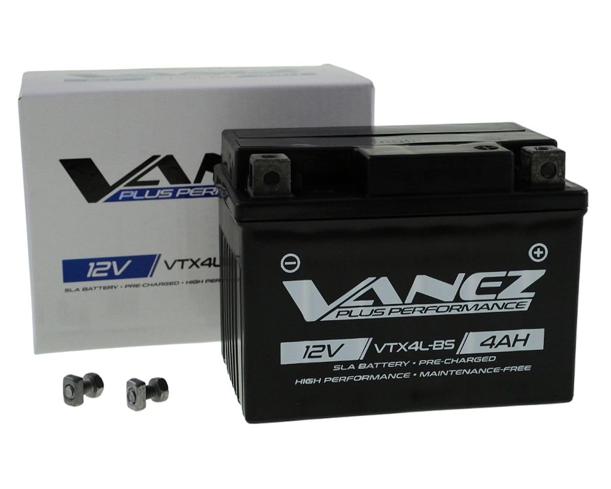 Batterie VTX4L-BS 12V 4Ah VANEZ SLA Aerox, kompatibel mit Aprilia, Baotian, MBK, Yamaha Peugeot von VANEZ