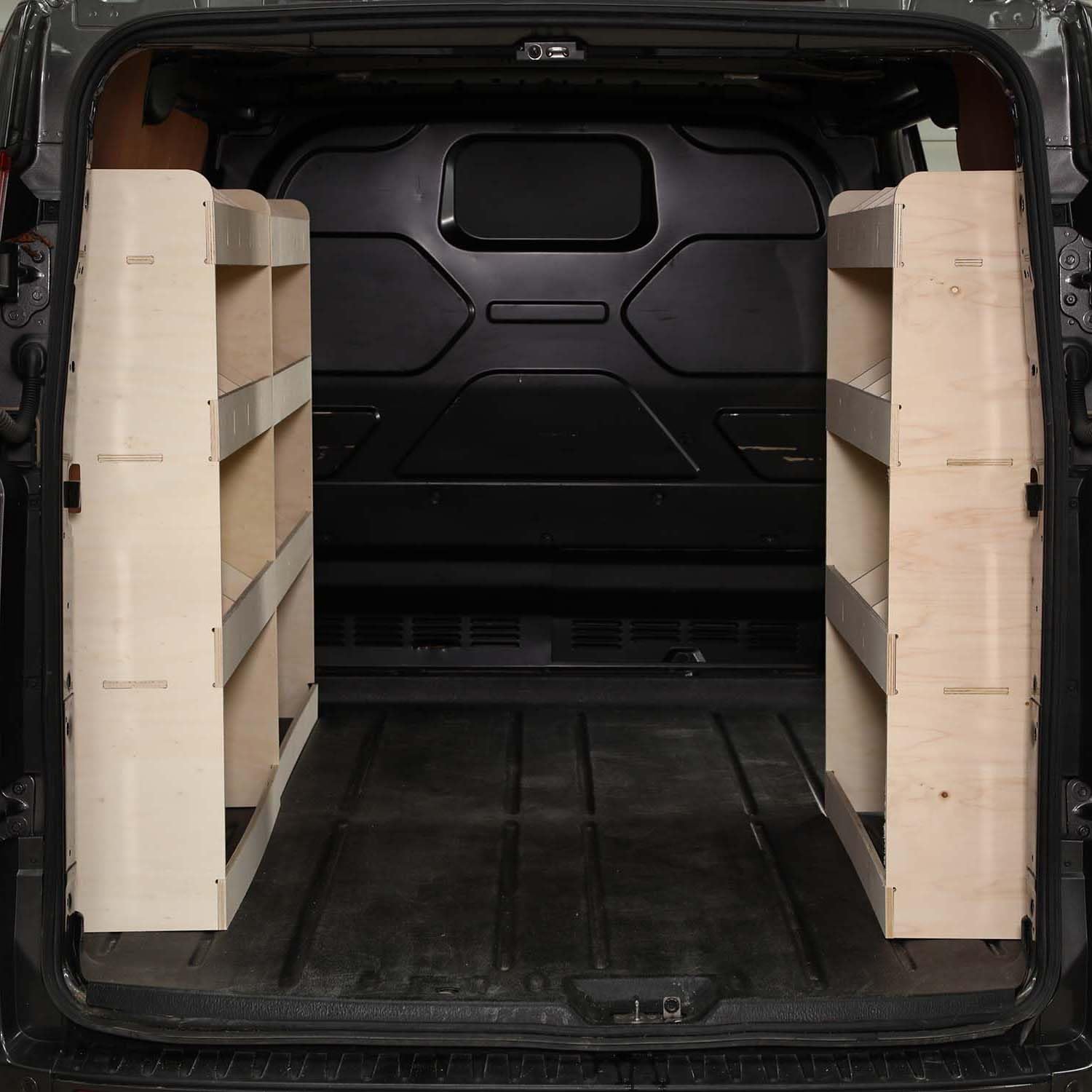 VANIFY - Kompatibel mit Ford Transit Custom L1 2012+ Fahrzeugeinrichtung Fahrzeugregale, dreifache Regaleinheit von VANIFY